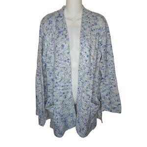 Joseph A. Nwt Open Front Speckled Cardigan Sweater Size PXL Petite XL